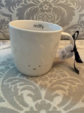 NWT Miffy White on White Ceramic Mug by Magenta